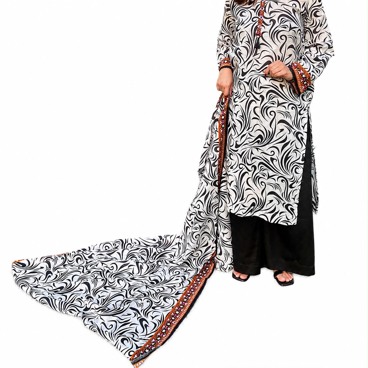 Printed Doria 3 Piece Suit