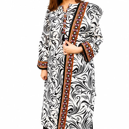 Printed Doria 3 Piece Suit